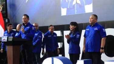 AHY tunjuk Rezka Oktoberia jadi Wasekjen DPP Partai Demokrat.