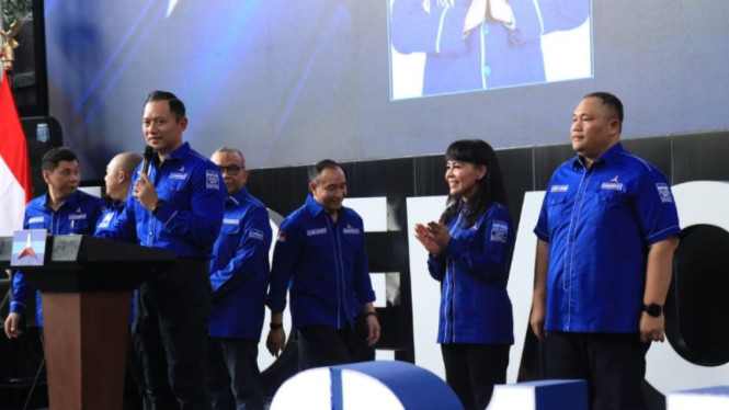 AHY tunjuk Rezka Oktoberia jadi Wasekjen DPP Partai Demokrat.