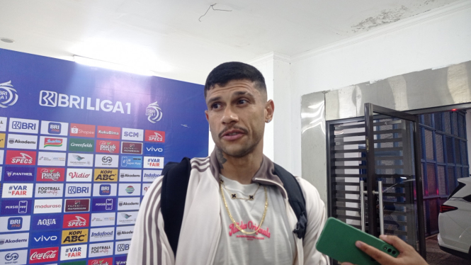 Penyerang Persib Bandung, Ciro Alves (foto: Dede Idrus) 