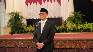 Duta Besar (Dubes) RI untuk Korea Selatan (Korsel), Cecep Herawan di Istana Negara, Jakarta Pusat, Senin, 24 Maret 2025