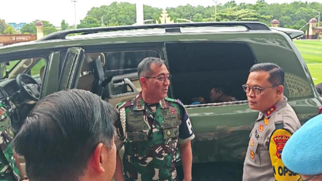 Danpuspom AD dan Kapolda Lampung usai gelar rapat koordinasi