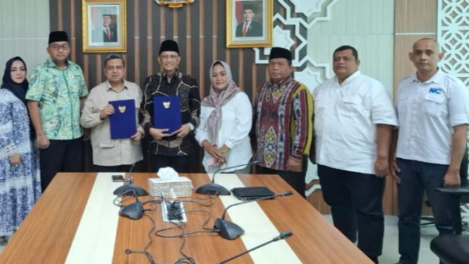 Yayasan Rekat Cinta Indonesia temui Kepala BPJPH Haikal Hasan