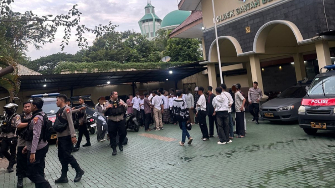 21 Remaja Konvoi di Jalan Digiring ke Kantor Polisi 