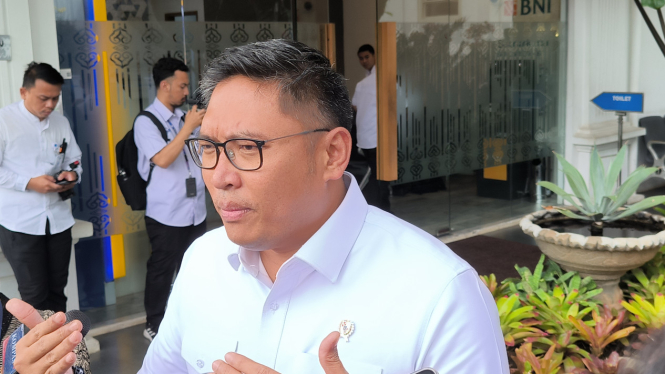 Wakil Menteri Pertanian, Sudaryono di Kompleks Istana Kepresidenan, Jakarta Pusat