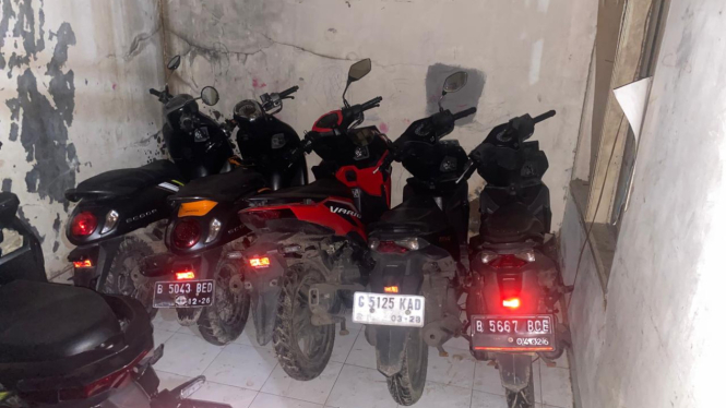 Lokasi Rumah Penampungan Motor Curian di Kalideres (Dok: Humas Polres Metro Jakbar)