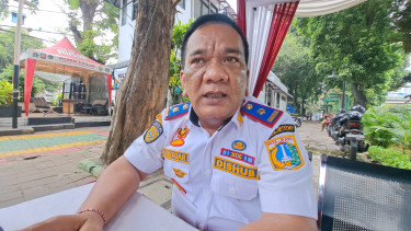 Kepala Terminal Bus Grogol Bona Tongam Siregar