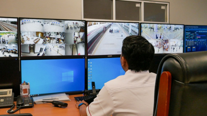 1.396 CCTV pantau layanan KCIC Whoosh saat Lebaran 2025 [Humas PT KCIC]