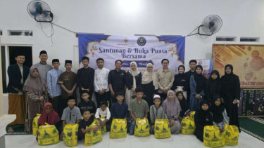 LPK Satu Visi Management Buka Puasa Anak yatim dan dhuafa