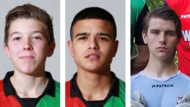 Ole Romeny, Ragnar Oratmangoen, dan Maarten Paes saat di Nijmegen