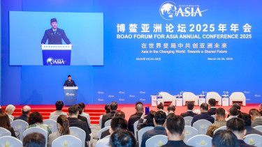 Menko AHY saat menjadi Pembicara di BOAO Forum for Asia Annual Conference 2025