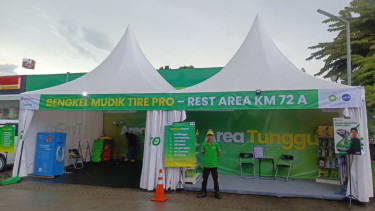 Posko Mudik BP-AKR di Rest Area KM 72A