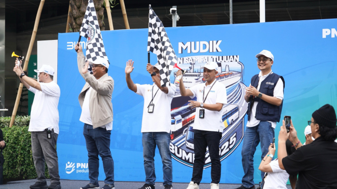 PT PNM berangkatkan mudik gratis