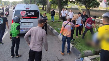 TKP Wanita bakar diri di Semarang