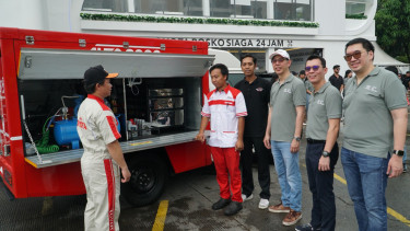 Posko siaga Toyota di mudik lebaran 2025