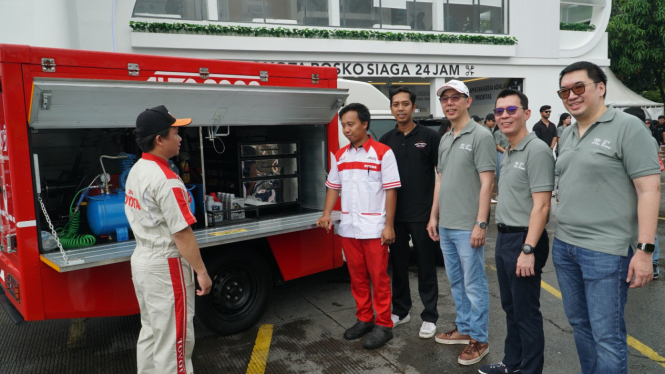 Posko siaga Toyota di mudik lebaran 2025