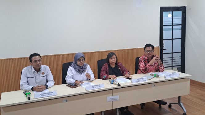 Konferensi pers Komnas HAM dan LPSK di Kantor Komnas HAM soal Teror Kepala Babi di Kantor Tempo