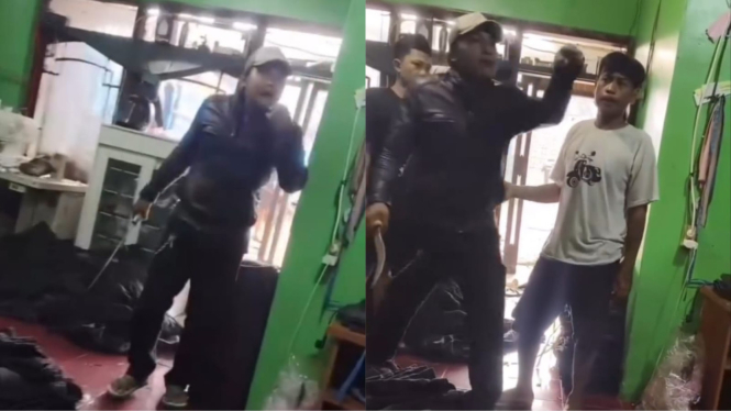 Viral Pria Ini Bawa Sajam ke Rumah Warga Usai Tanyakan Proposal THR