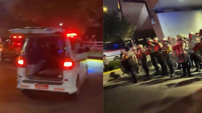 Viral Segerombolan Polisi Diduga Blokade Jalan Ambulans yang Bawa Pasien