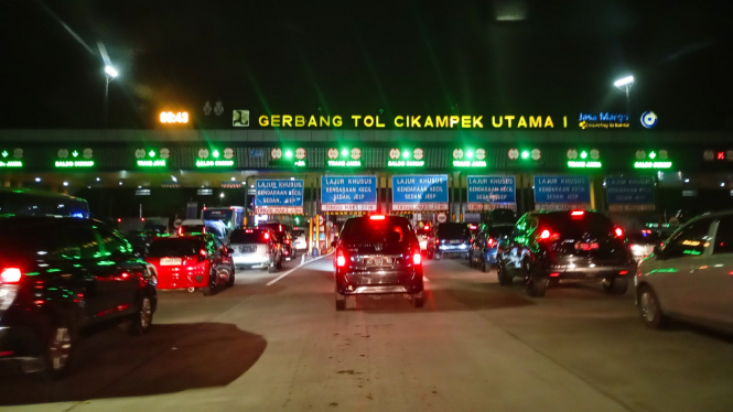 Gerbang Tol Cikampek Utama, Pemberlakuan Contraflow di Mudik Lebaran 2025