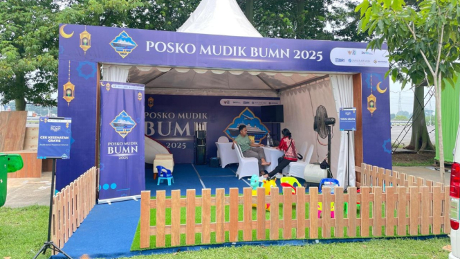BRI bangun Posko Mudik BUMN di Rest Area