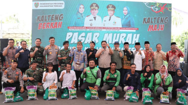 Pemprov Kalteng menggelar pasar murah jelang Idul Fitri 1446 H