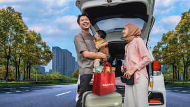 Ilustrasi perjalanan mudik nyaman dengan persiapan makanan yang cukup