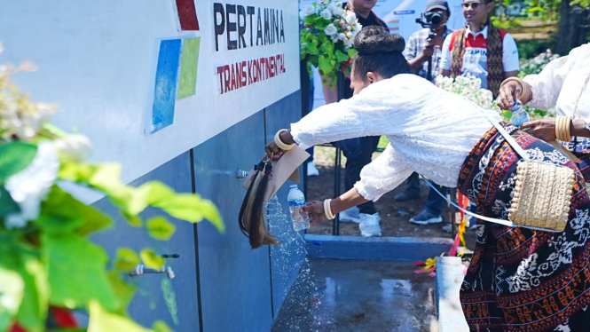 Pertamina Group telah membangun 131 titik sanitasi air bersih yang tersebar