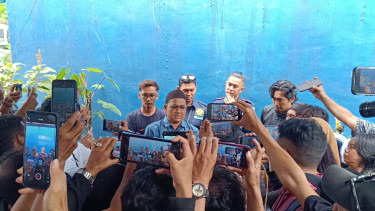 Kuasa hukum keluarga Juwita, Muhammad Pazri usai memberikan keterangan di Detasemen Polisi Militer Lanal Banjarmasin - Foto Dok Istimewa 
