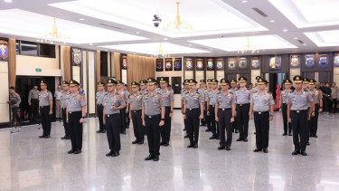 Upacara kenaikan pangkat pati Polri (dok. Istimewa)