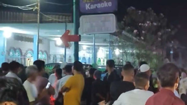 Anggota Polisi Tewas Ditikam Satpam di Depan Karoeke See You, Rohil, Riau