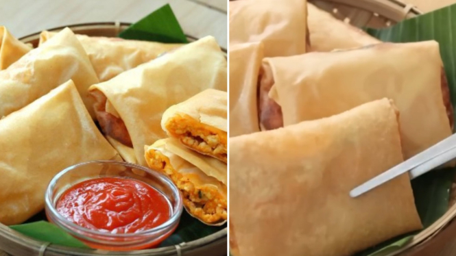 Ilustrasi resep martabak tahu ala Chef Devina