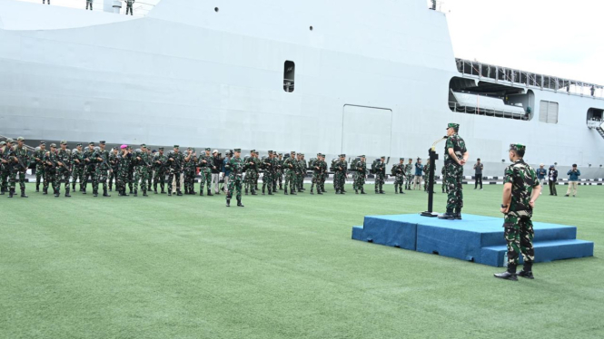VIVA Militer: Asops Kasal Laksda Yayan cek kesiapan bantuan kemanusiaan Myanmar