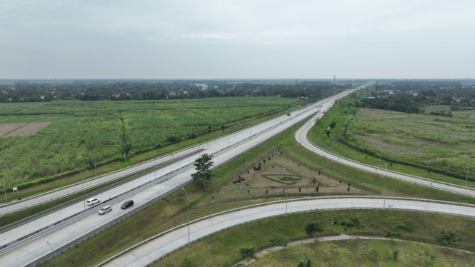 Ruas Jalan Tol Trans Sumatera.(dok Hutama Karya) ?