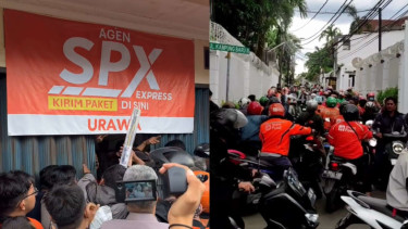 Viral Kurir SPX Antre sampai 2 Kilometer di Agen Ulujami