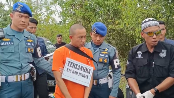 Reka ulang pembunuhan wartawati media online asal Kalsel yang dilakukan anggota TNI AL, Jumran - Foto Dok Muhammad Faidurrahman