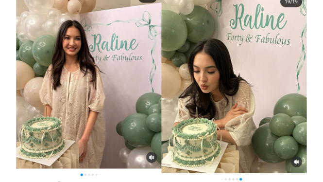 Raline Shah ulang tahun