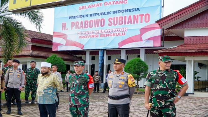 Forkompinda Provinsi Bengkulu melepas keberangkatan Presiden Prabowo ke Malaysia