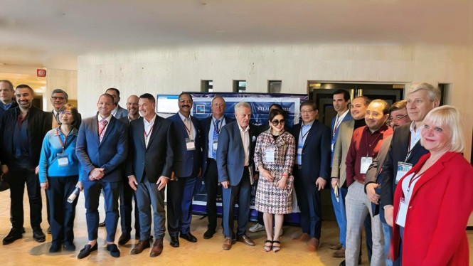 Prof Deby dalam Conference on Stem Cells and Regenerative Medicine yang diselenggarakan di Roma, Italia (Doc: Istimewa)