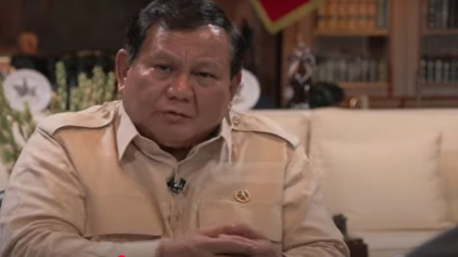 Presiden RI Prabowo Subianto.