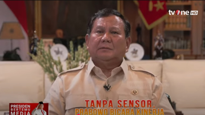Presiden RI Prabowo Subianto