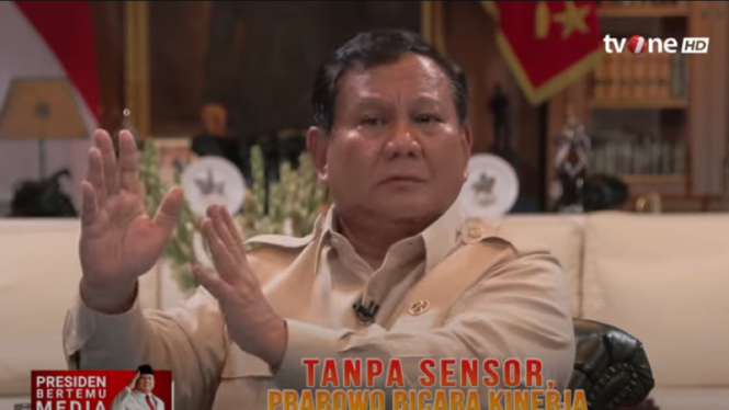 Presiden RI Prabowo Subianto.