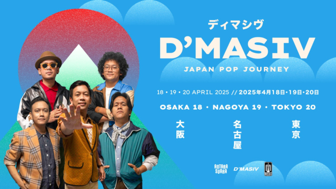 D’Masiv Siap Gelar Konser di Tokyo, Nagoya dan Osaka