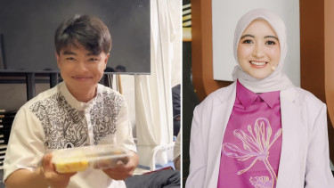 Steven Wongso dan Arafah Rianti.