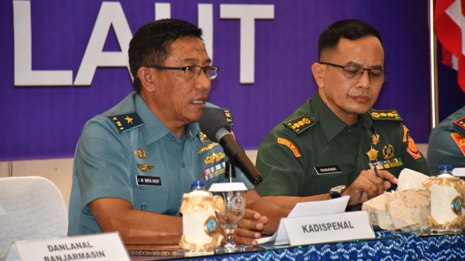 VIVA Militer: Kadispenal Laksma TNI I Made Wira Hady Arsanta di Lanal Bjm
