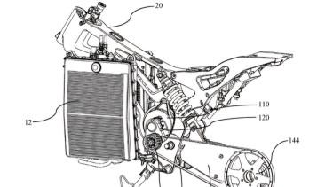 Desain paten motor listrik terbaru TVS