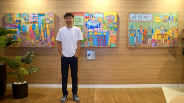 Uniqlo berkolaborasi dengan seniman muda disabilitas
