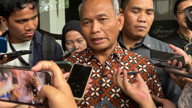 Kepala SKK Migas, Djoko Siswanto, saat ditemui di kawasan Senayan, Jakarta Pusat, Rabu, 9 April 2025