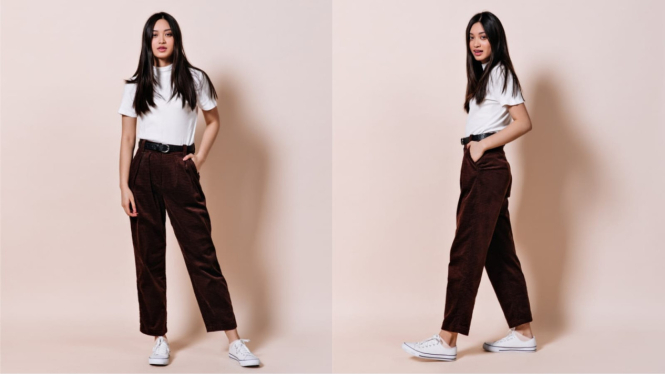 Ilustrasi Outfit Sederhana