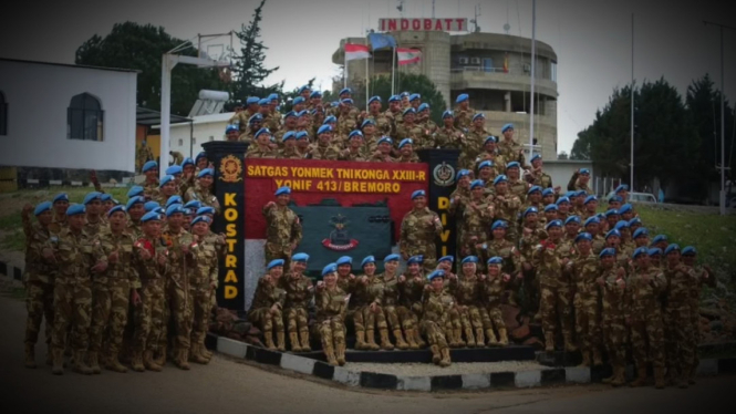 VIVA Militer: Satgas Indobatt XXIII-R UNIFIL, Yonif MR 413 Bremoro
