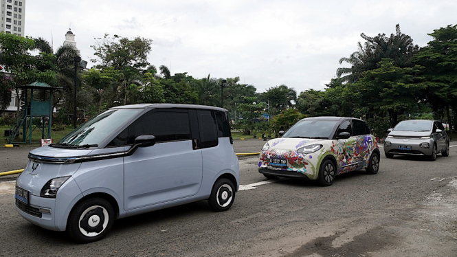Mobil listrik Wuling Air EV, BingouEV dan Cloud ev